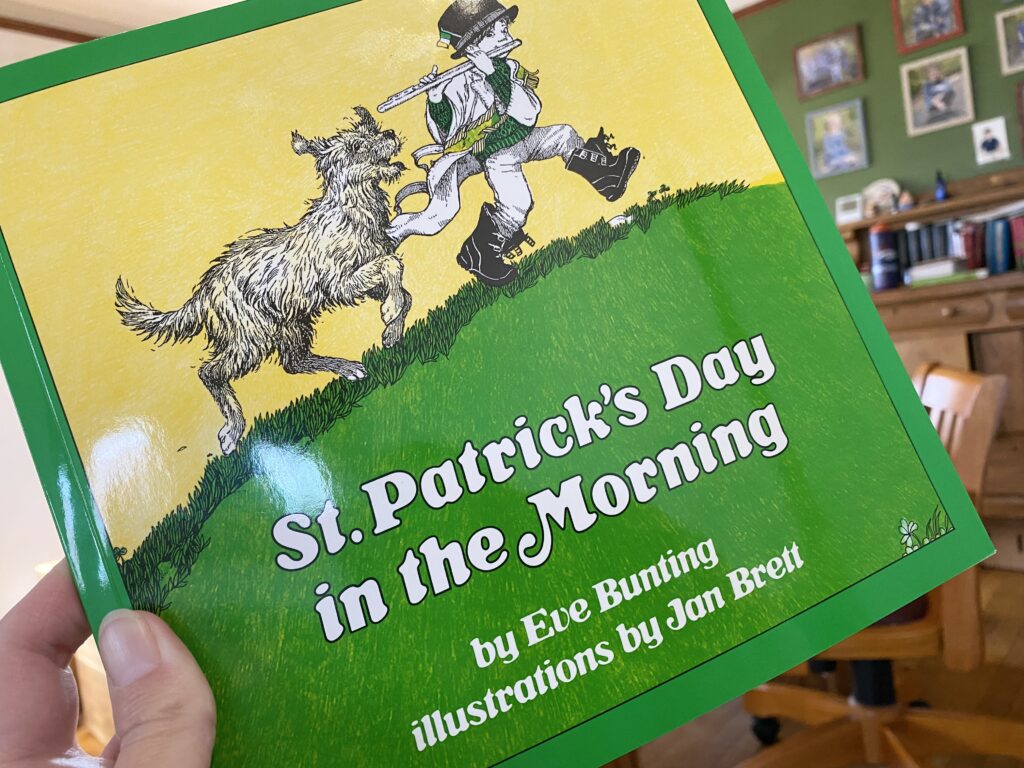 cover of a book called "st. patricks day in the morning".
